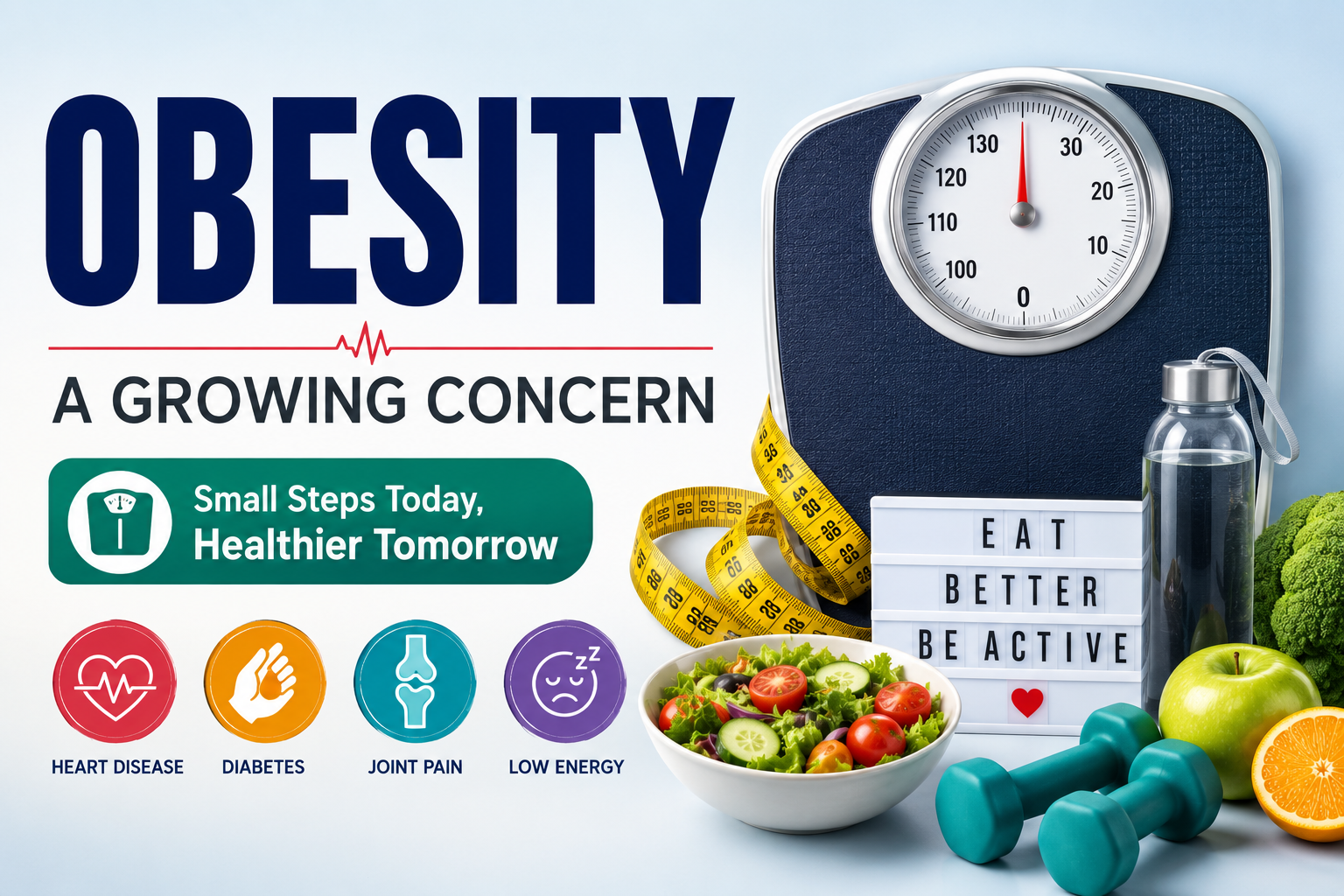Obesity: “Your health is your greatest wealth—take care of it.”